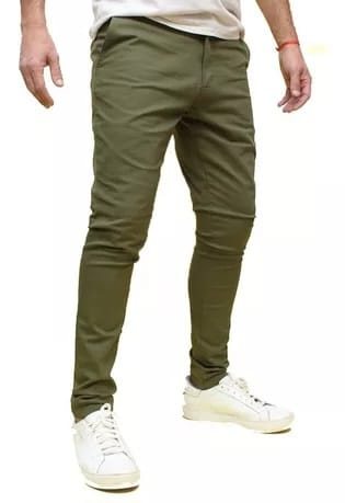 Pantalón Corte Chino Gabardina